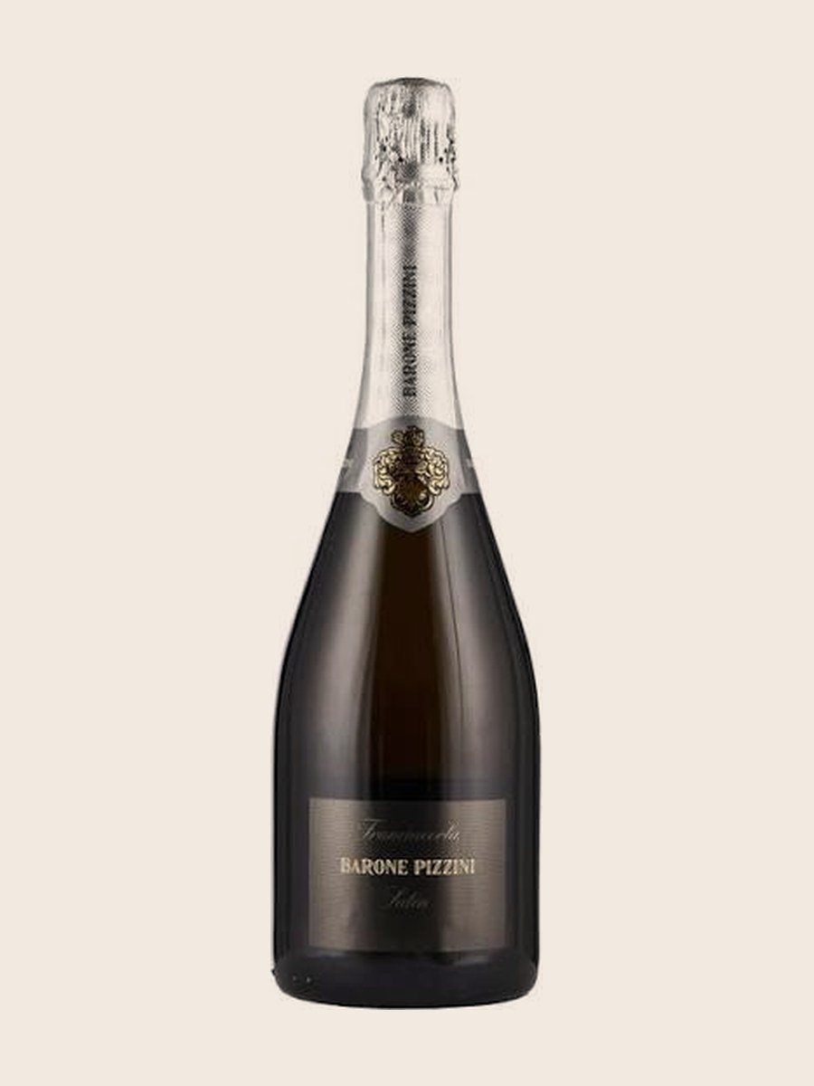 Bottiglia di Franciacorta Satèn, Barone Pizzini