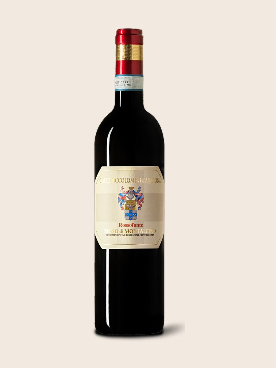 Bottiglia di Rossofonte Rosso di Montalcino, Ciacci Piccolomini d’Aragona